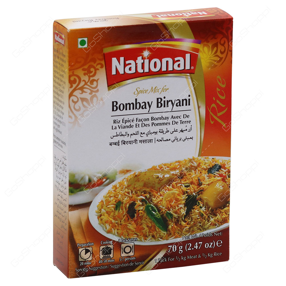 National Spice Mix For Bombay Biryani 70 g