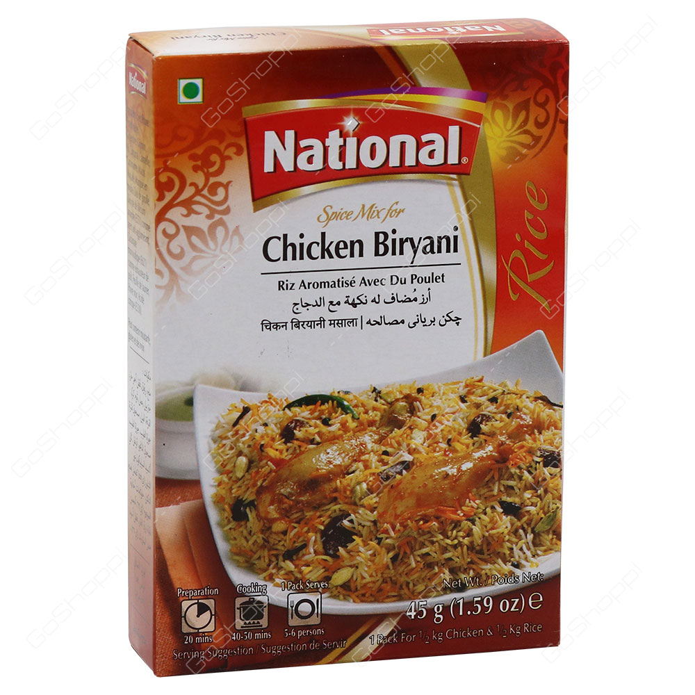 National Spice Mix For Chicken Biryani 45 g