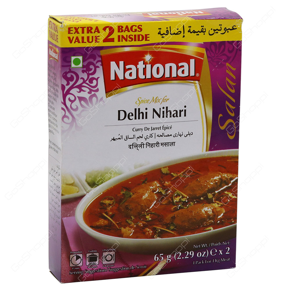 National Spice Mix For Delhi Nihari 2X65 g