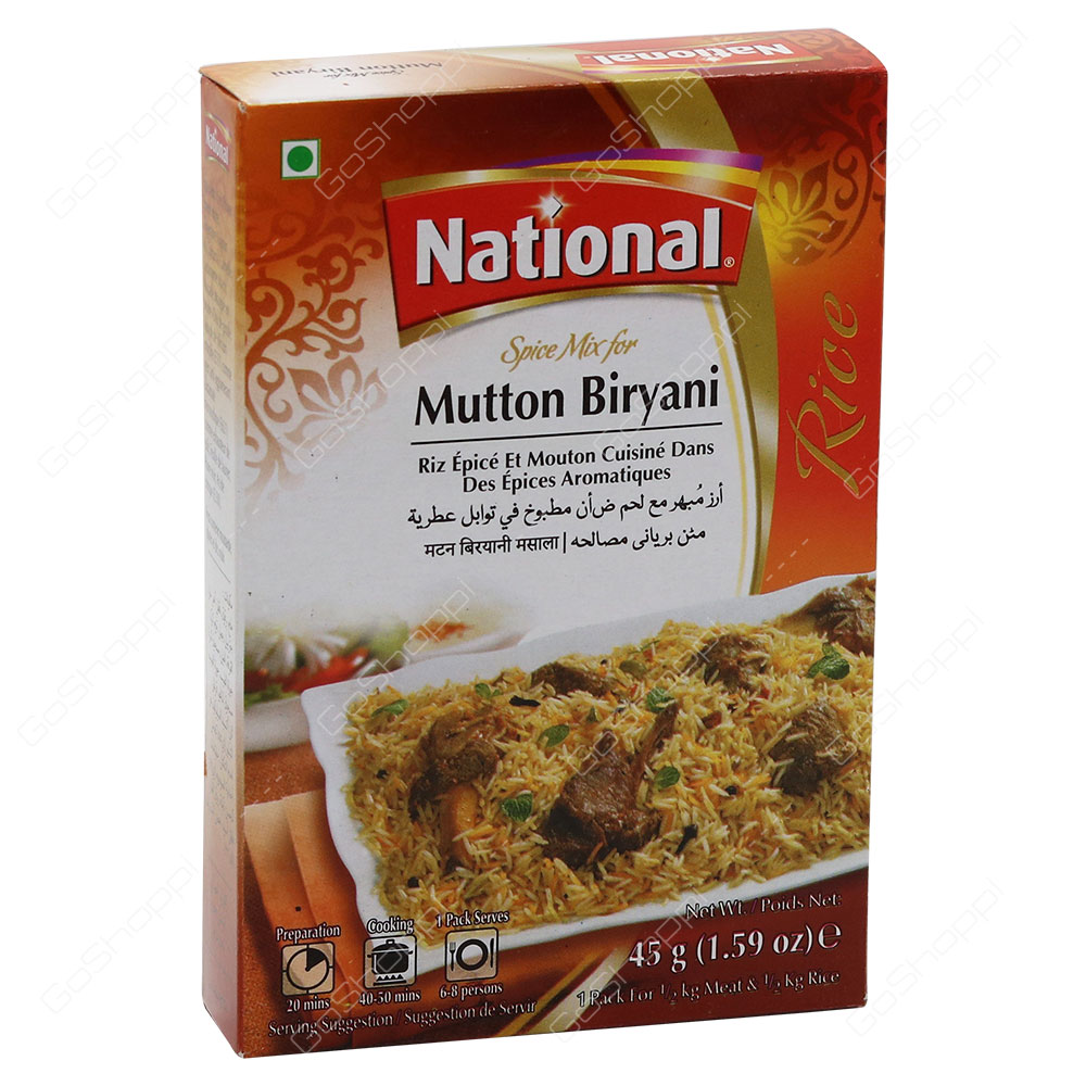 National Spice Mix For Mutton Biryani 45 g