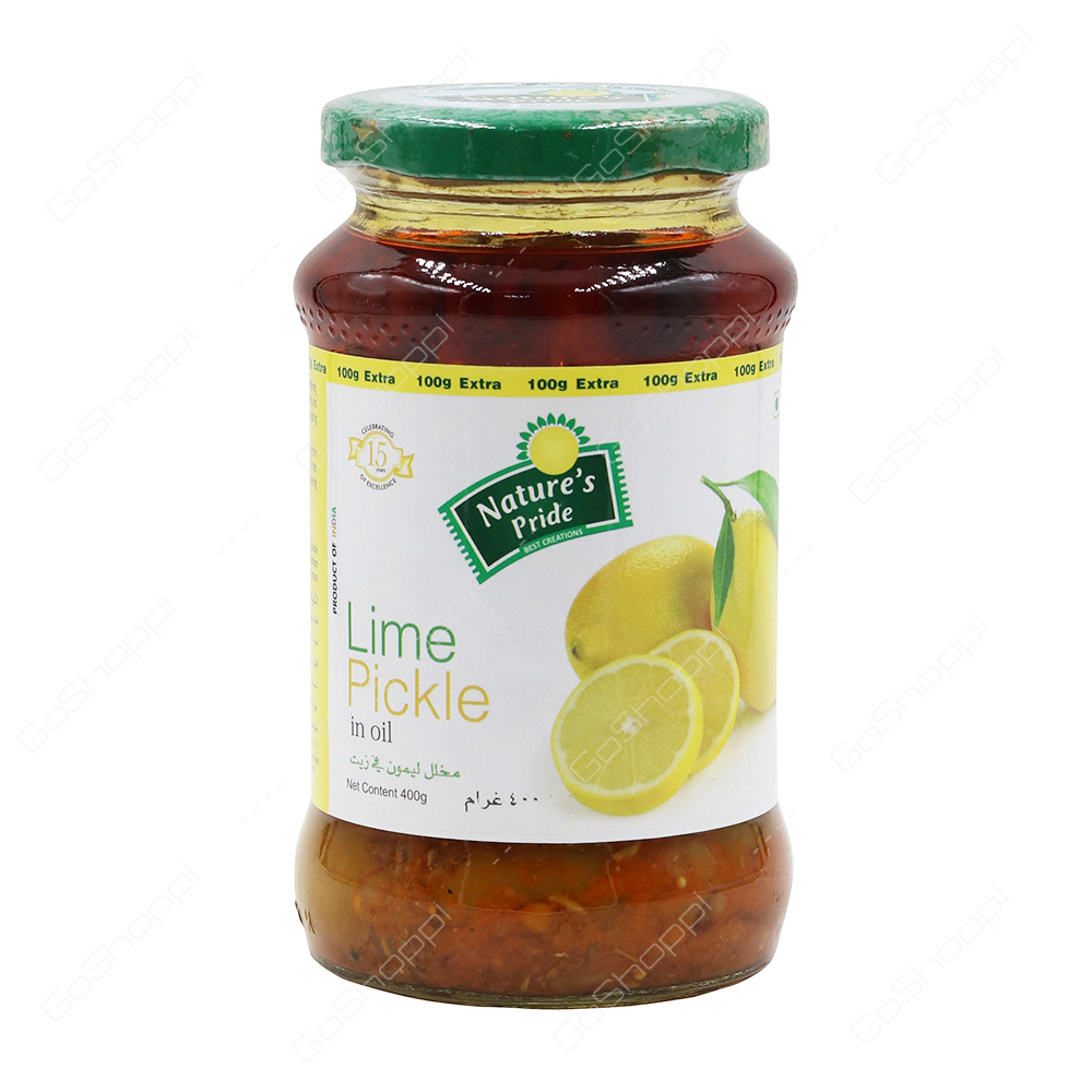 Natures Pride Lime Pickle In Oil 400 g