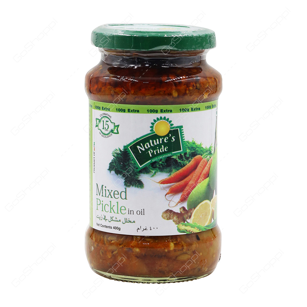 Natures Pride Mixed Pickle In Oil 400 g