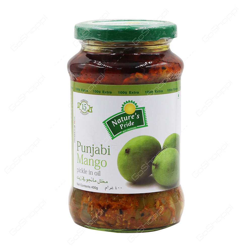 Natures Pride Punjabi Mango Pickle In Oil 400 g - Buy Online