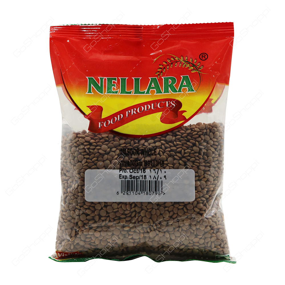 Nellara Masoor Whole 400 g