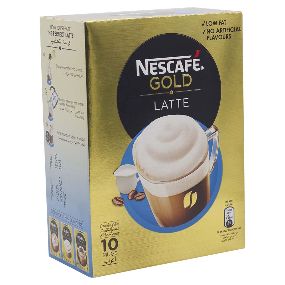 Nescafe Gold Latte 10X19.5g