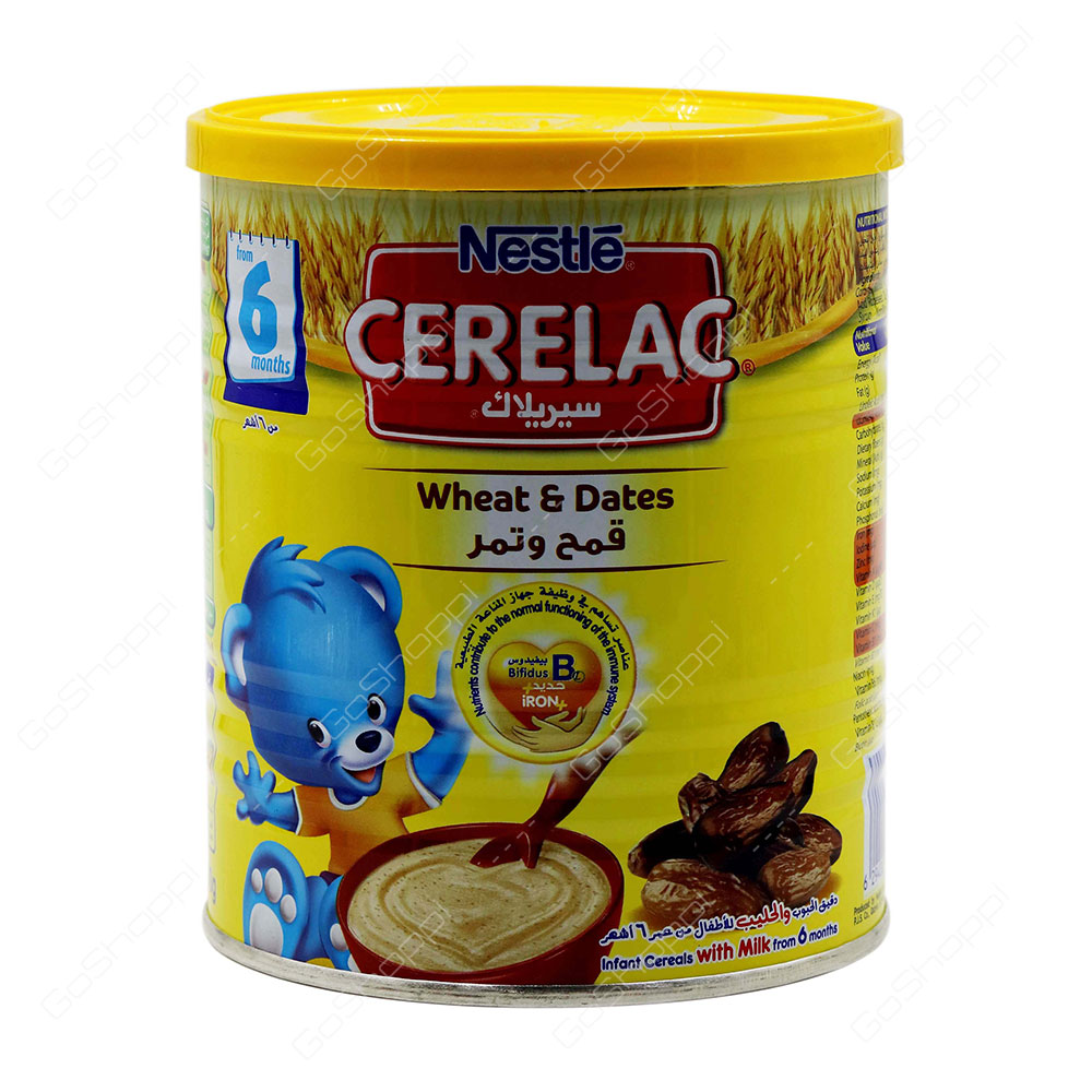 Nestle Cerelac Wheat And Dates From 6 Months 400 g