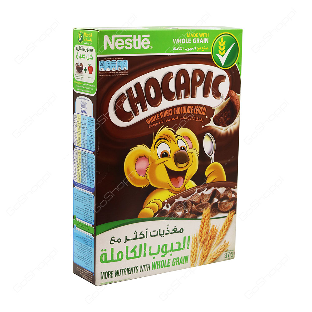 Nestle Chocapic Whole Wheat Chocolate Cereal 375 g
