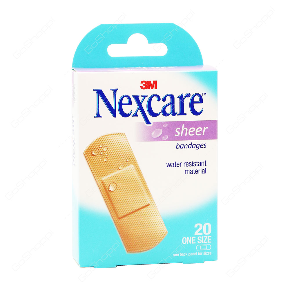 Nexcare Sheer Bandages 20 Strips