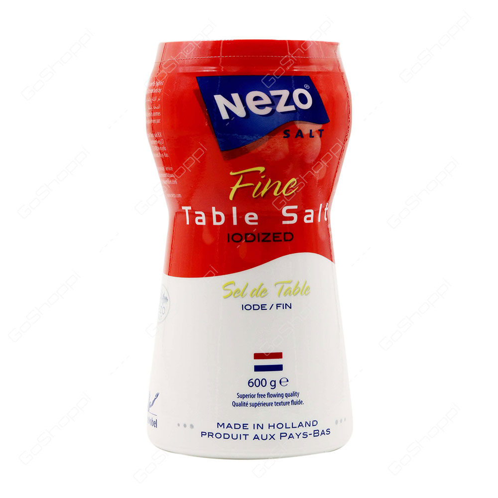 Nezo Fine Table Salt Iodized 600 g
