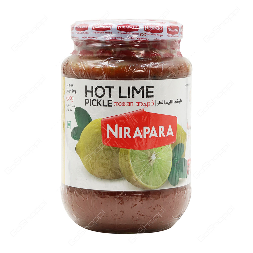 Nirapara Hot Lime Pickle 400 g