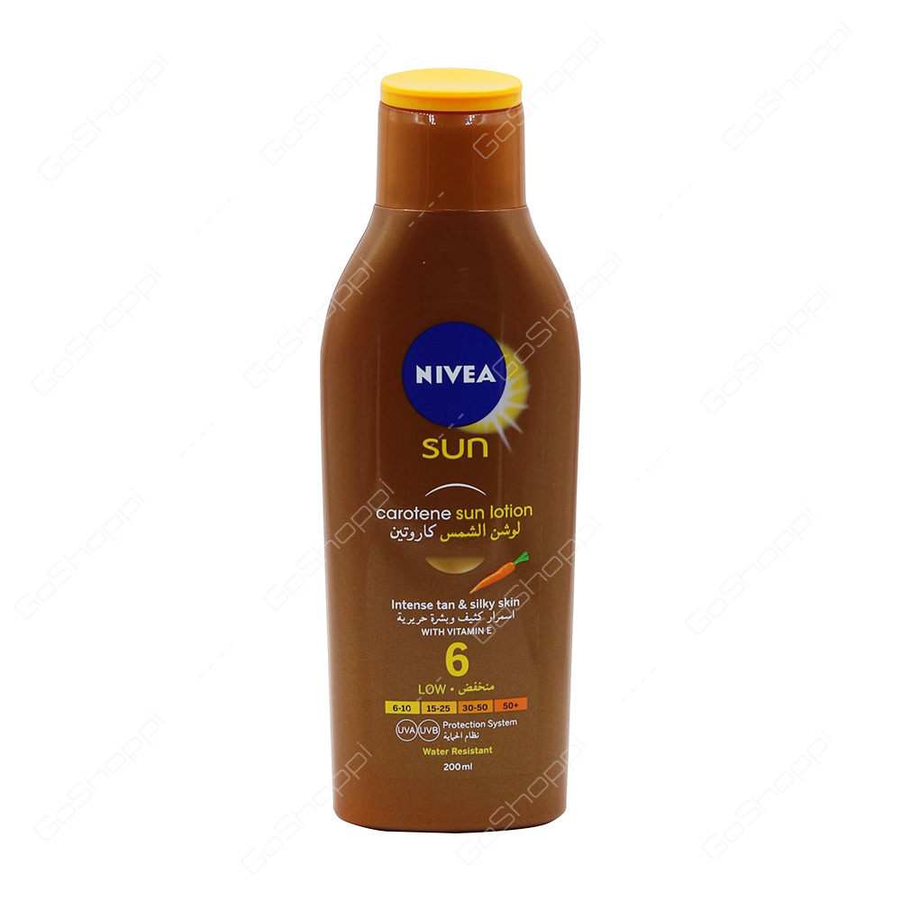 Nivea Sun Carotene Sun Lotion 6 Low 200 ml