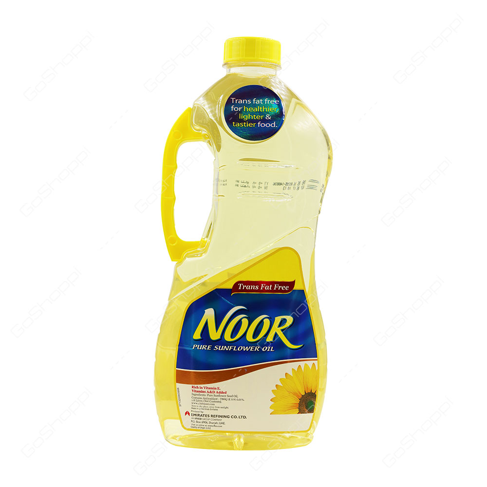 Noor Pure Sunflower Oil Trans Fat Free 1.8 l