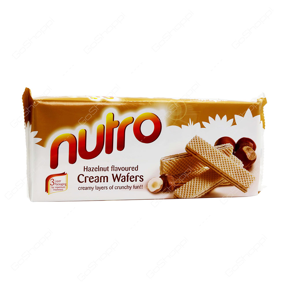 Nutro Hazelnut Flavoured Cream Wafers 150 g