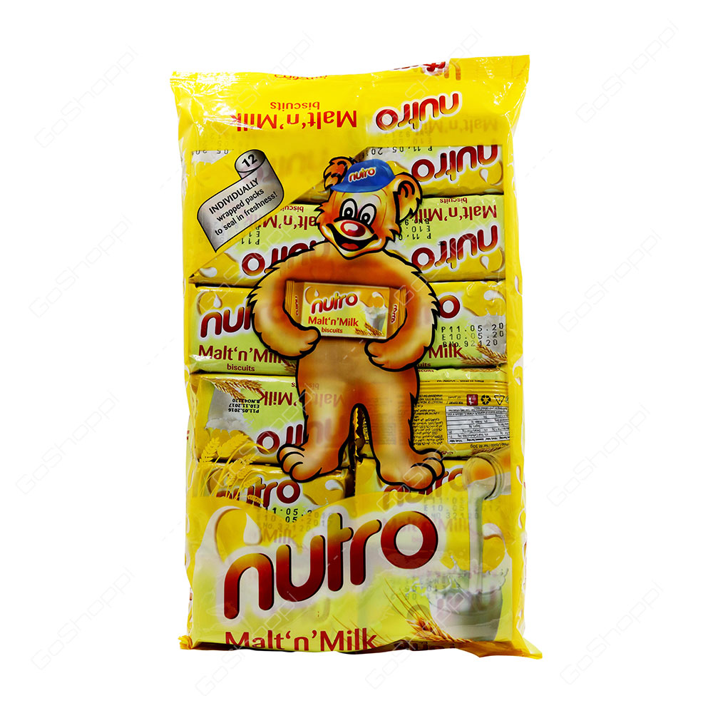 Nutro Malt n Milk Biscuits 12X50 g