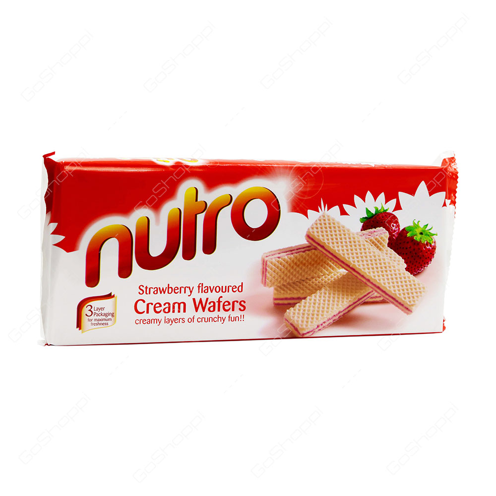 Nutro Strawberry Flavoured Cream Wafers 150 g