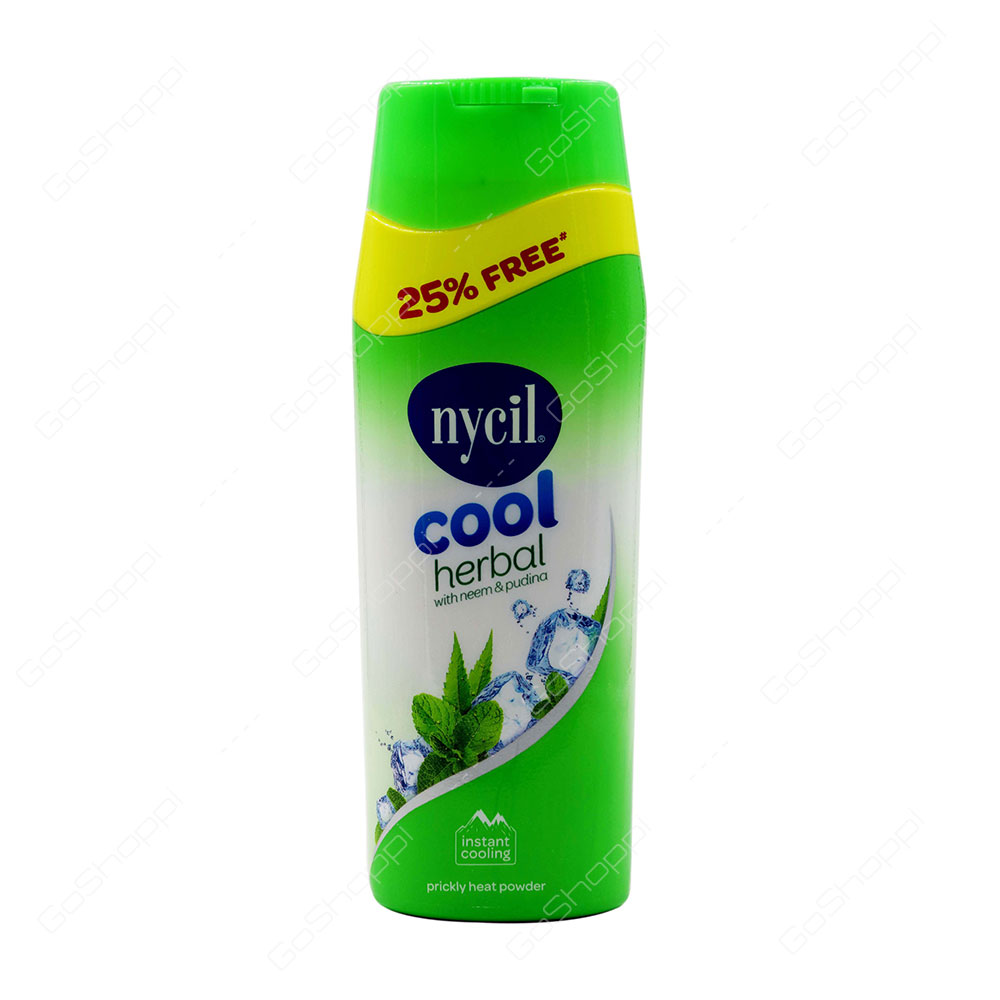 Nycil Cool Herbal With Neem And Pudina Prickly Heat Powder 187.5 g