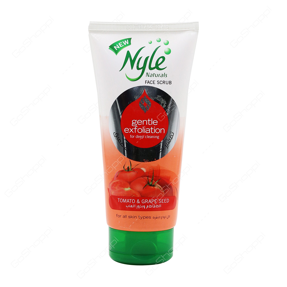 Nyle Gentle Exfoliating Tomato And Grape Seed Face Scrub 200 ml