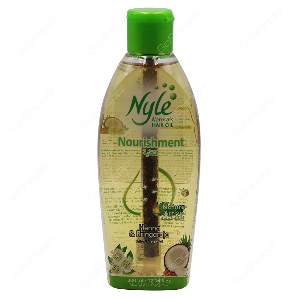 Nyle Nourishment Hair Oil Henna And Bringaraja 300 ml