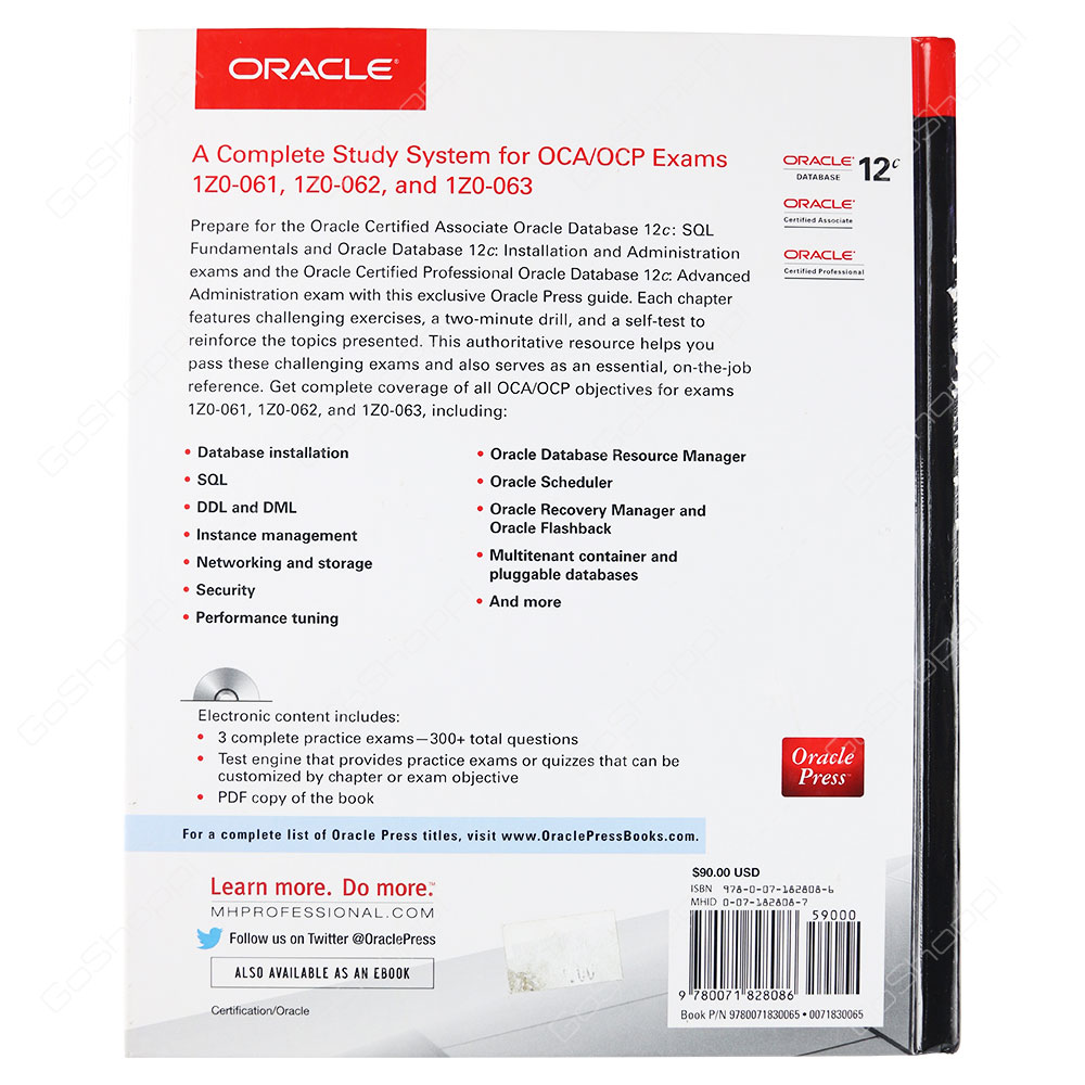 OCP Upgrade To Oracle Database 12c Exam Guide Exam 1Z0-060 By Sam R. Alapati