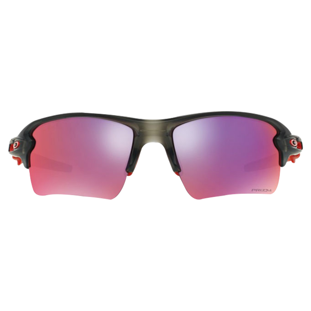 Oakely Flak 2.0 XL Red and Grey Sunglasses For Men - 0OO9188-91880459