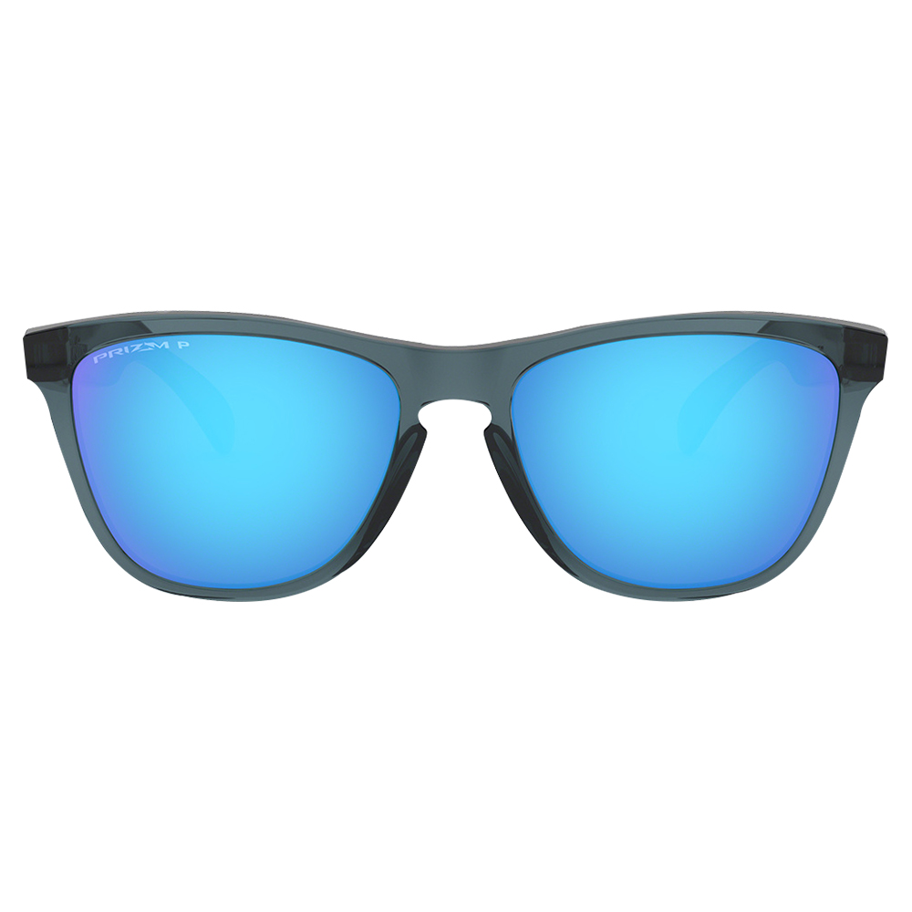 Oakley Frogskins Crystal Black Prizm Sapphire Sunglasses For Men - 0OO9013 9013F6 55