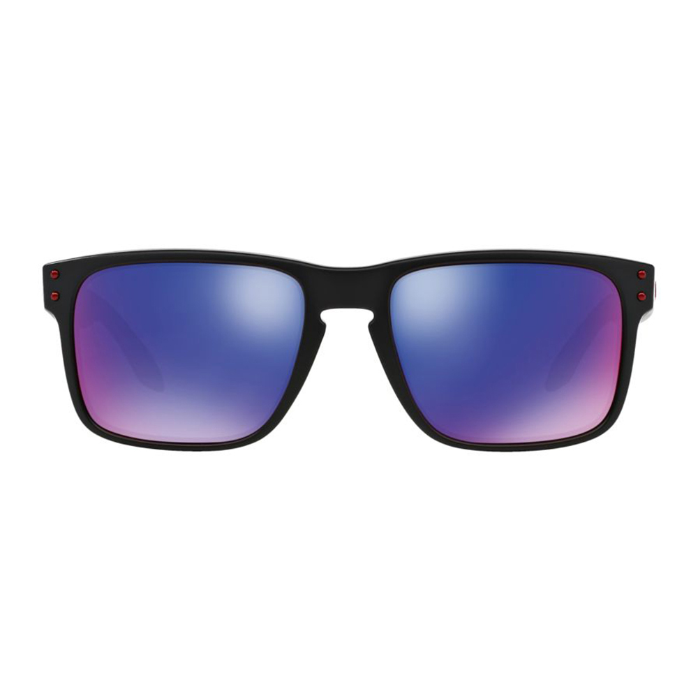 Oakley Holbrook Sunglasses Matte Black - Positive Red for Men - OK-9102-910236-55