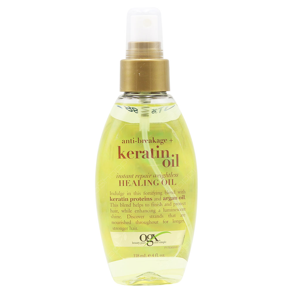 Ogx Anti-Breakage Keratin Oil Instant Repair Weightless Healing Oil ...
