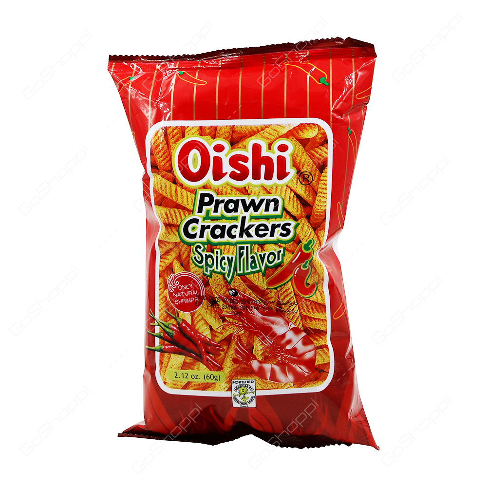 Oishi Prawn Crackers Spicy Flavor 60 g