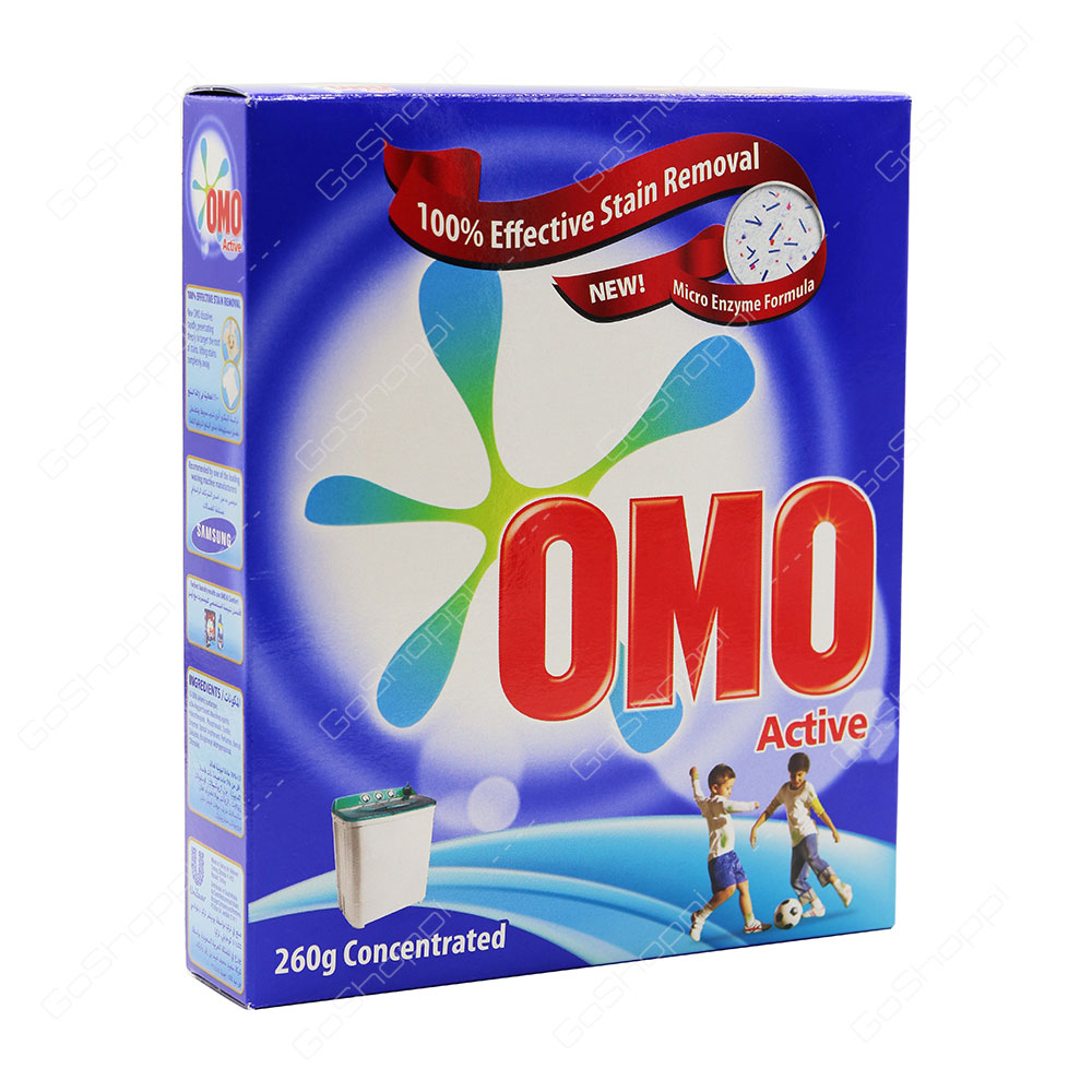 Omo Active Concentrated Top Load Detergent Powder 260 g