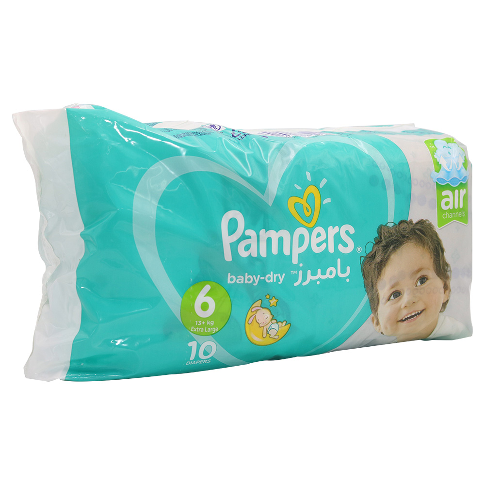 Pampers Baby-Dry 13+Kg 10Diapers