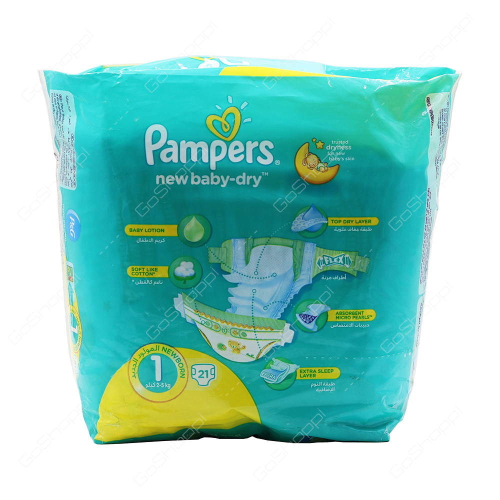 Pampers New Baby Dry Diapers Size 1 21 Diapers