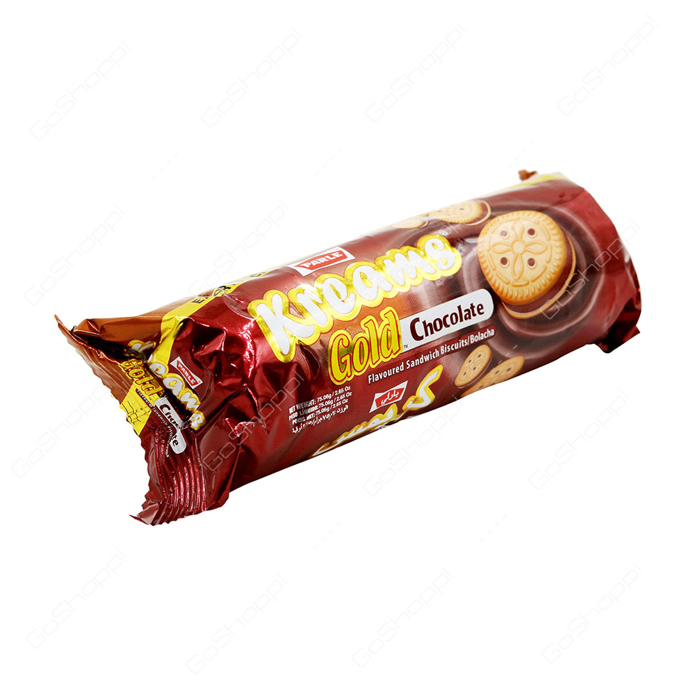 Parle Kreams Gold Chocolate Biscuits 75 g