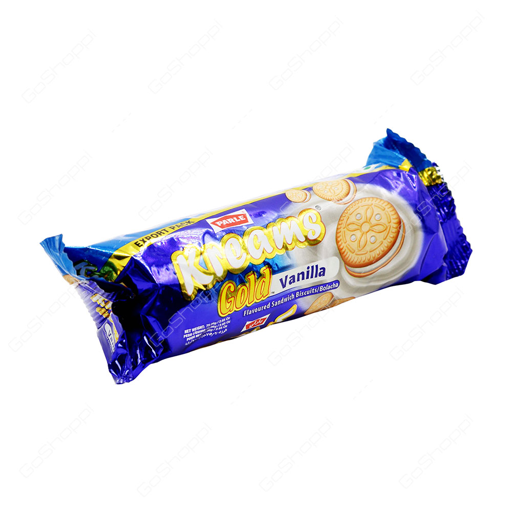 Parle Kreams Gold Vanilla Biscuits 75 g