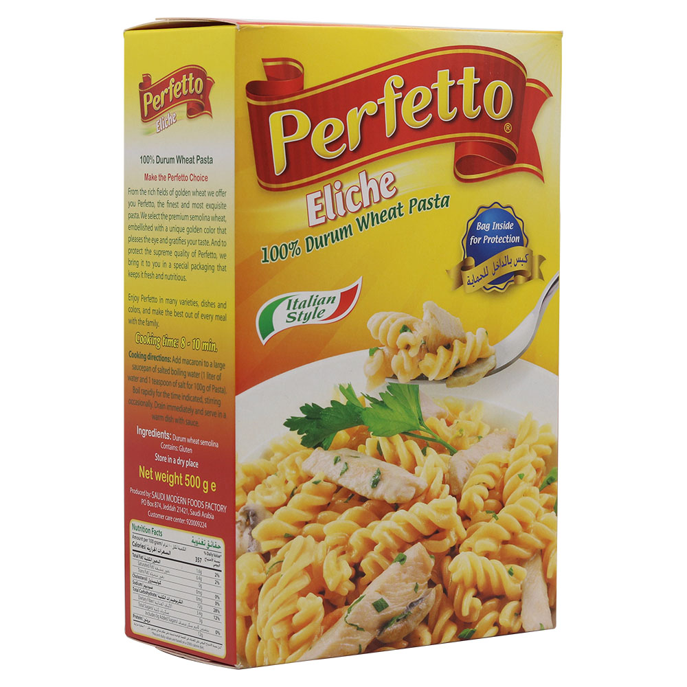 Perfetto Eliche Durum Wheat Pasta 500g