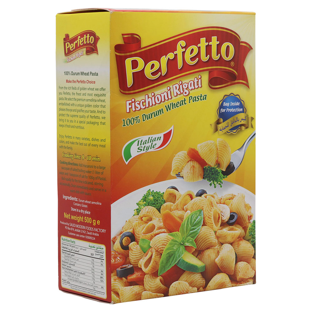 Perfetto Fischioni Rigati 500g