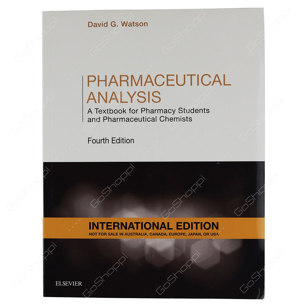 Pharmaceutical Analysis International Edition By David G. Watson