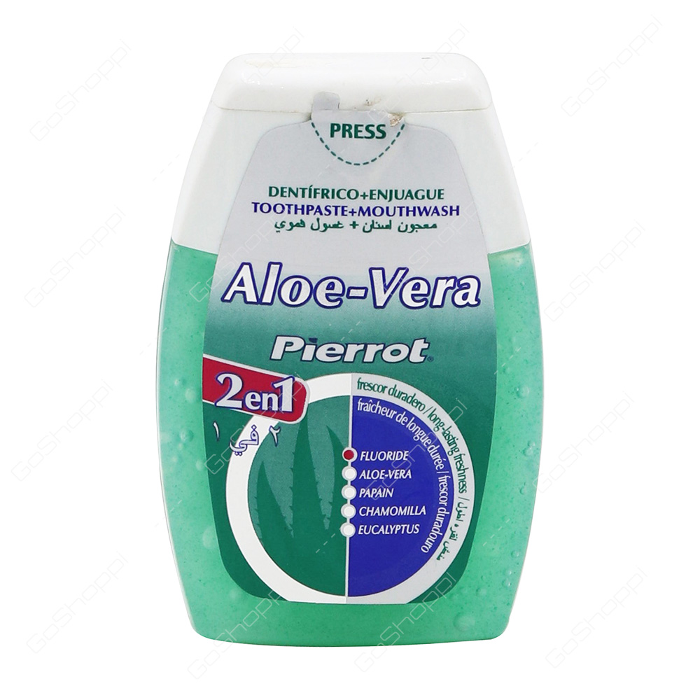 Pierrot Aloe Vera 2In1 Toothpaste Plus Mouthwash 75 ml