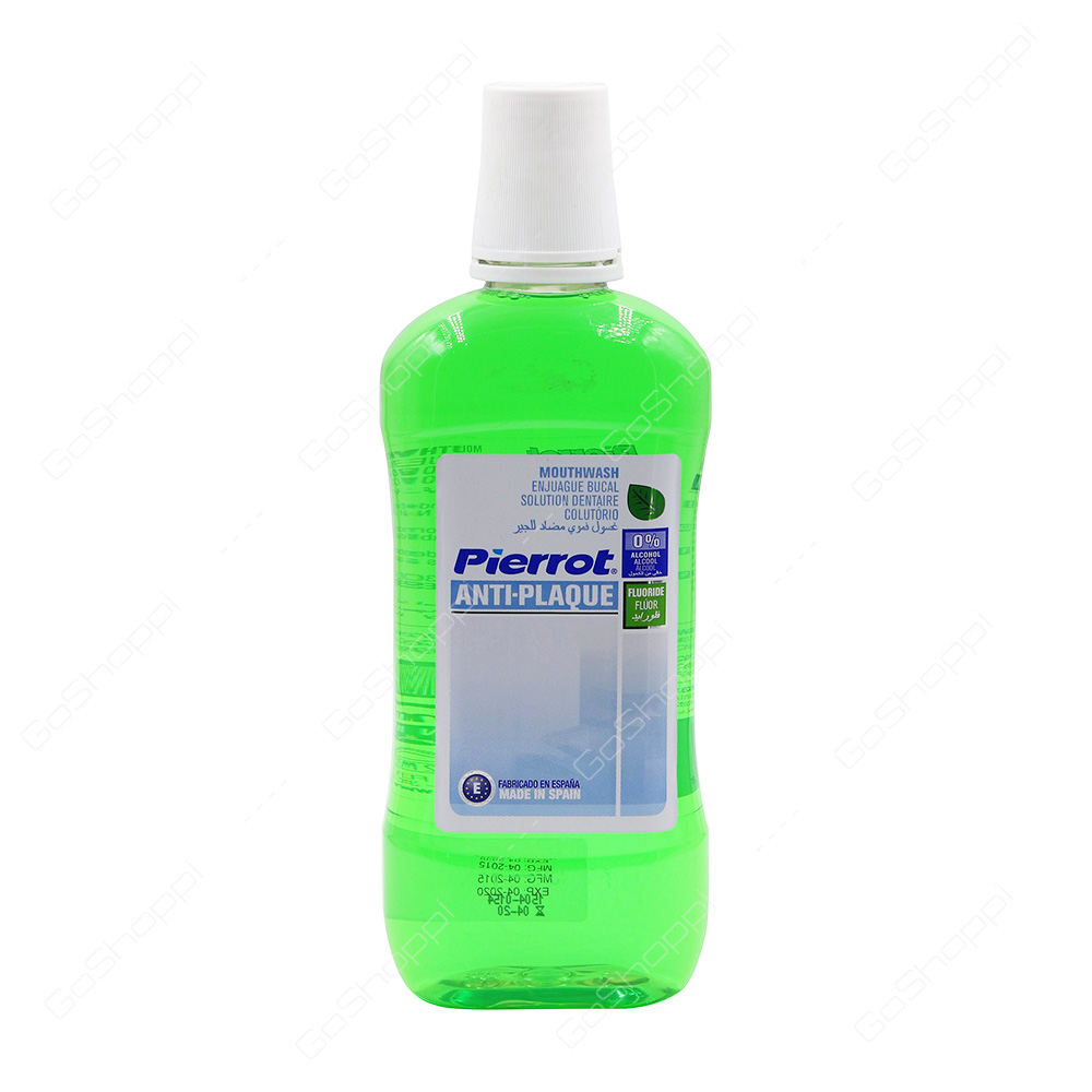 Pierrot Anti Plaque Mouthwash 500 ml