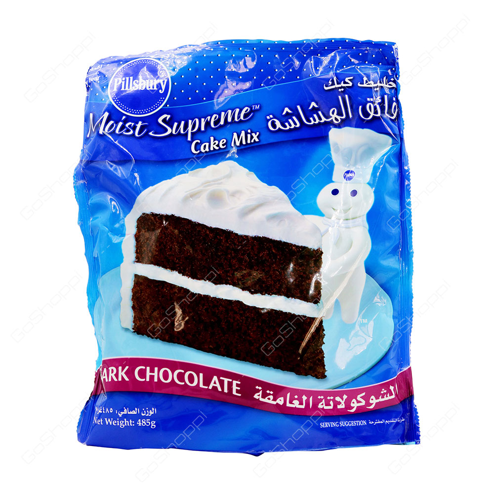 Pillsbury Moist Supreme Cake Mix Dark Chocolate 485 g