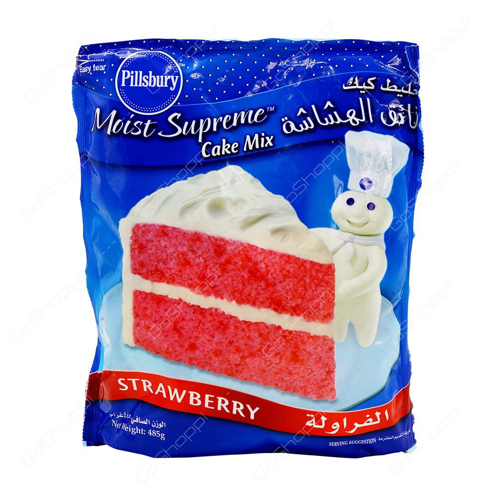 Pillsbury Moist Supreme Cake Mix Strawberry 485 g