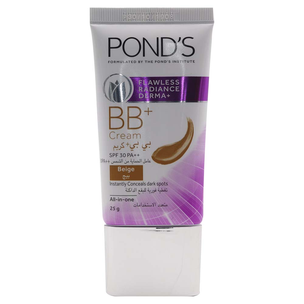 Ponds Flawless Radiance Derma+ BB+ Cream Beige 25g