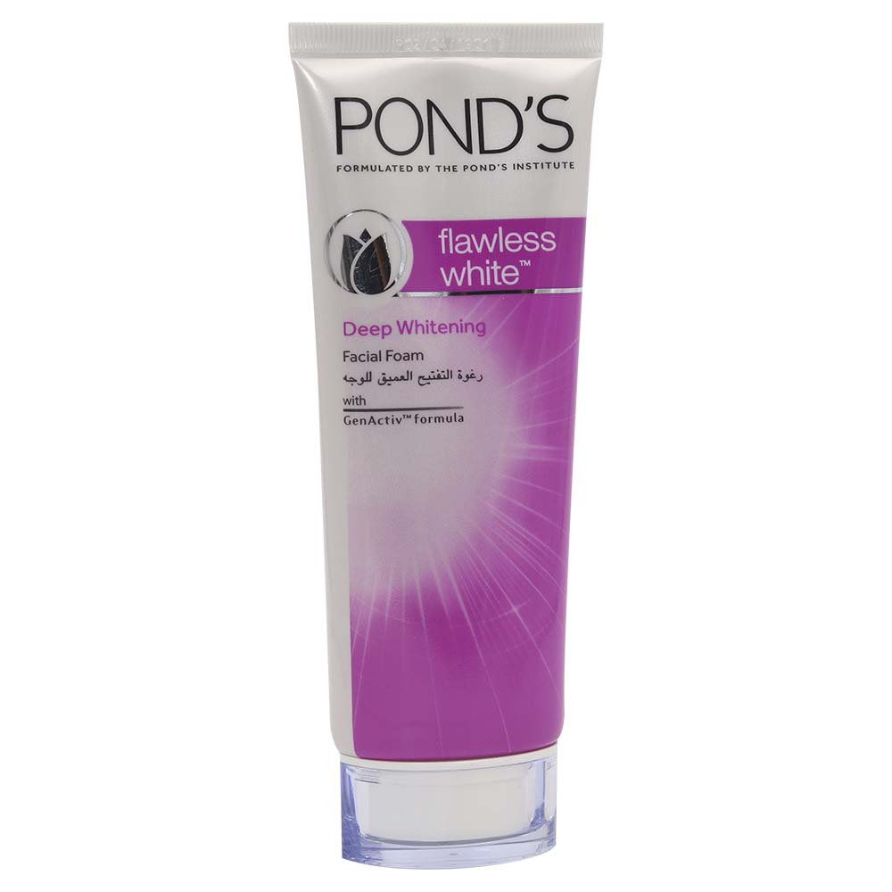 Ponds Flawless White Deep Whitening Facial Foam 100g