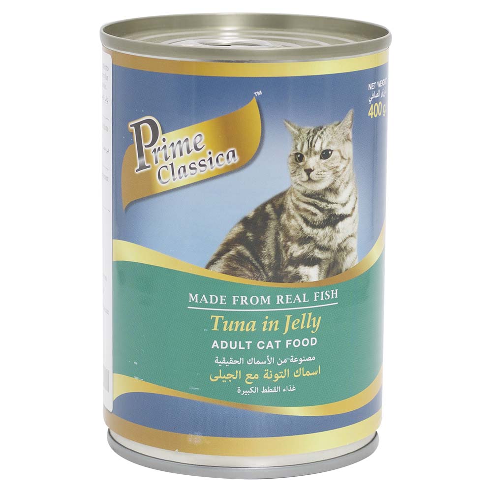 Prime Classica Tuna In Jelly Adult Cat Food 400g