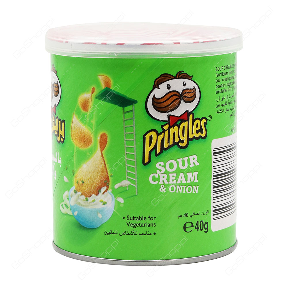 Pringles Sour Cream And Onion Chips 40 g