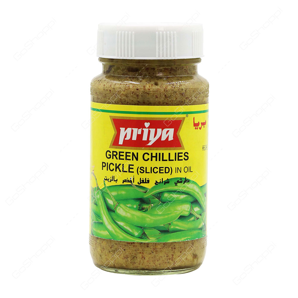 Priya Green Chillies Pickle Sliced In Oil 300 g