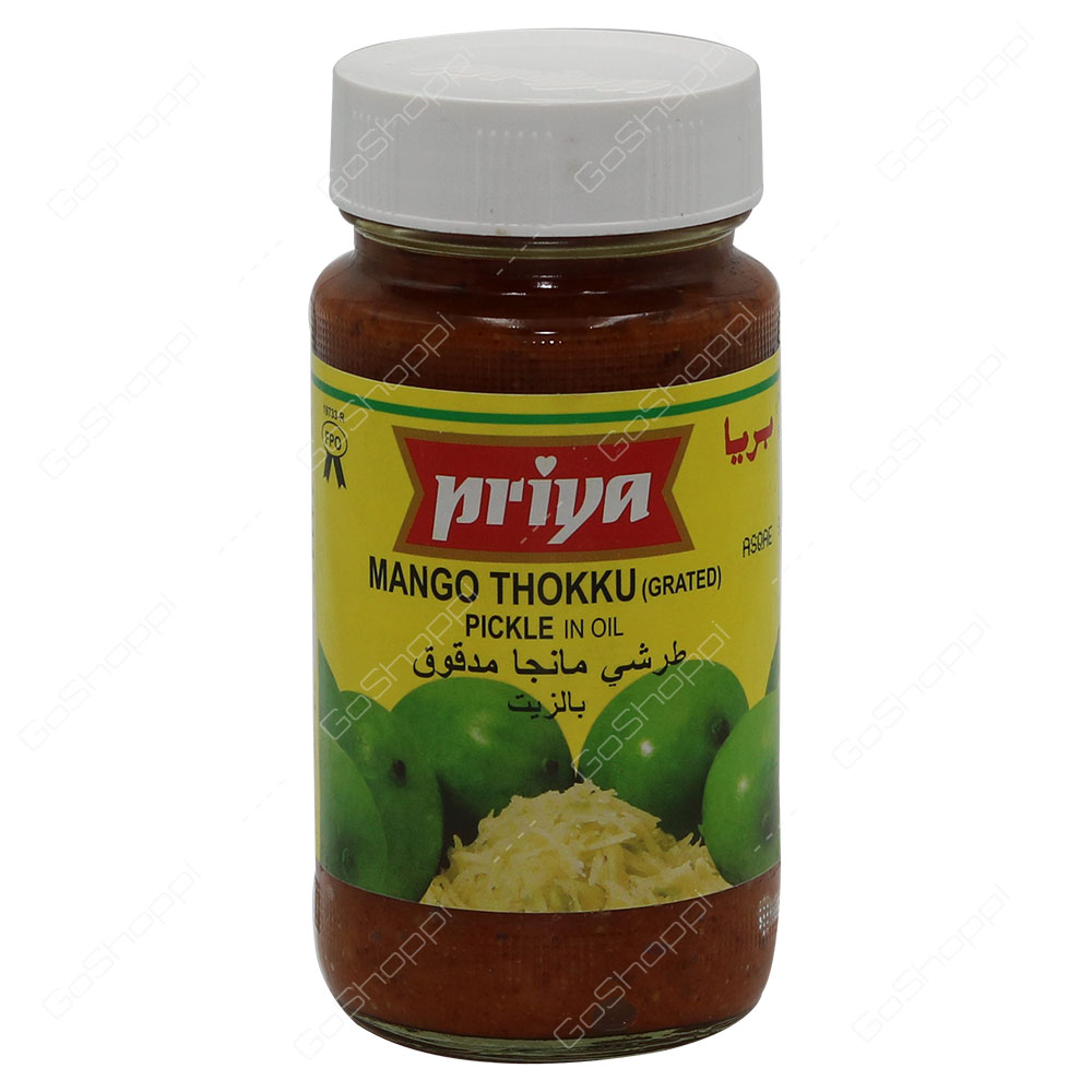 Priya Mango Thokku Grated Pickle In Oil 300 g
