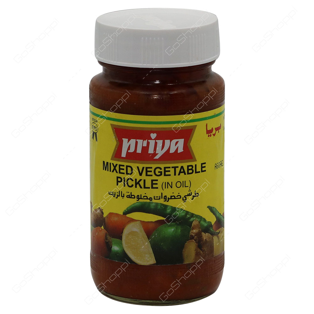 Priya Mixed Vegetable Pickle In Oil 300 g