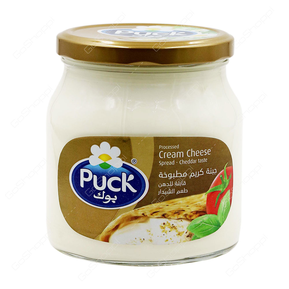 Puck Processed Cream Cheese Spread Cheddar Taste 500 g
