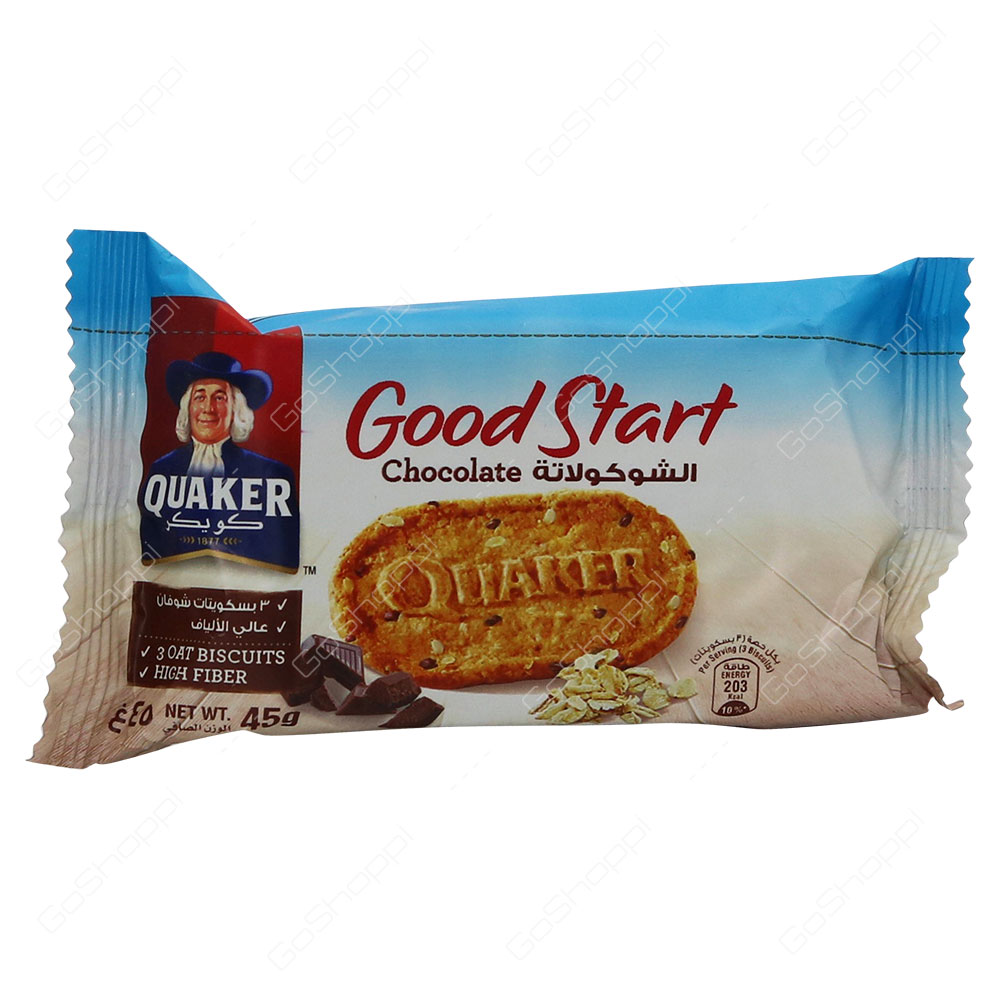 Quaker Good Start Chocolate Oat Biscuits 45 g
