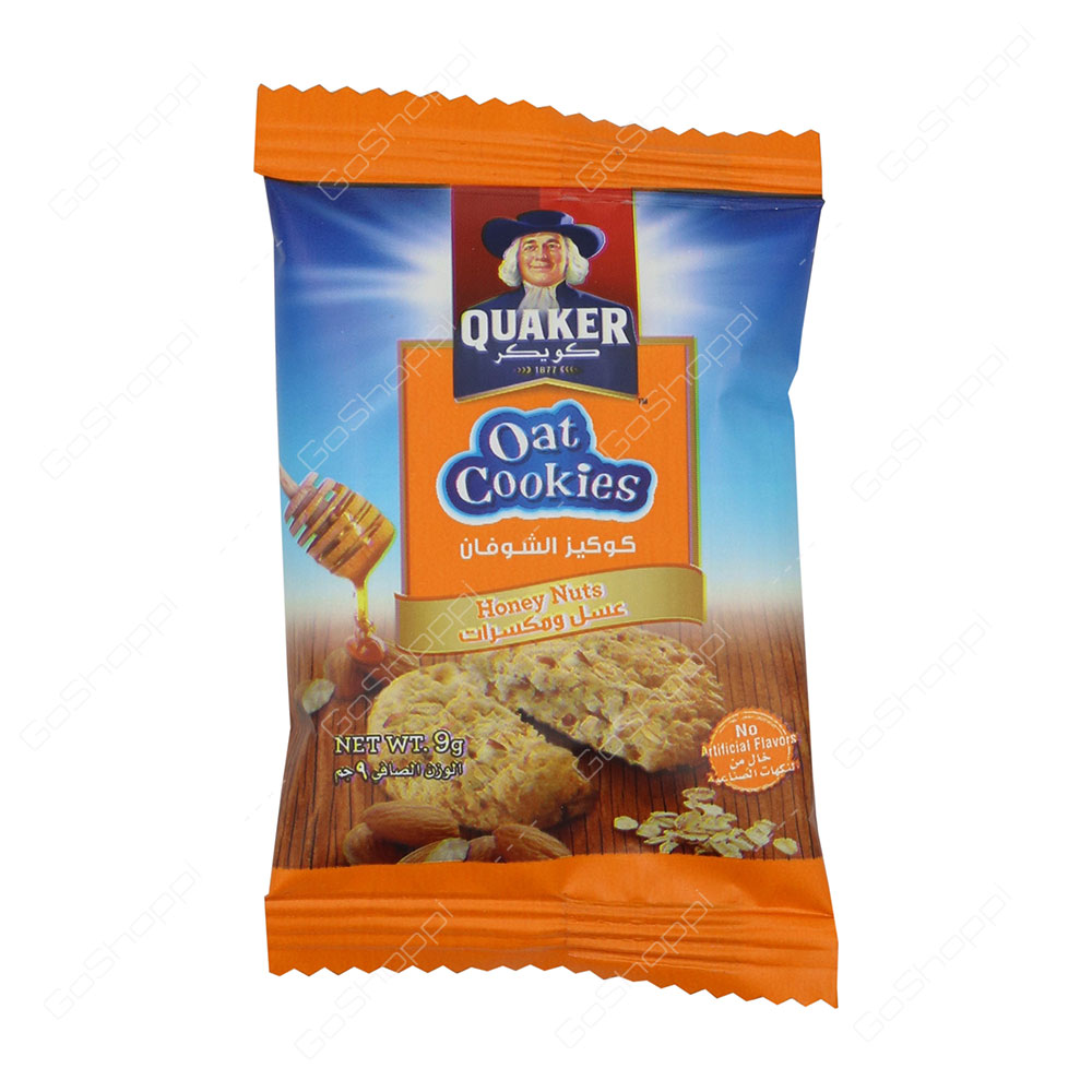 Quaker Oat Cookies Honey Nuts 9 g Buy Online